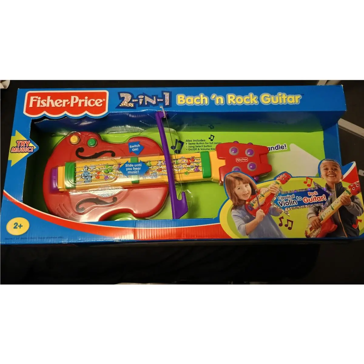 Fisher Price Bach `n Rock Guitar Electronic Musical Toy 2001