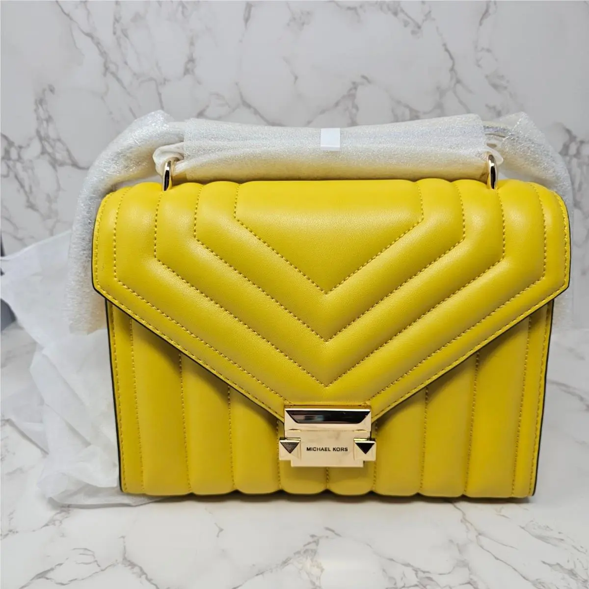 Michael Kors Whitney Large Quilted Leather Convertible Shoulder Bag