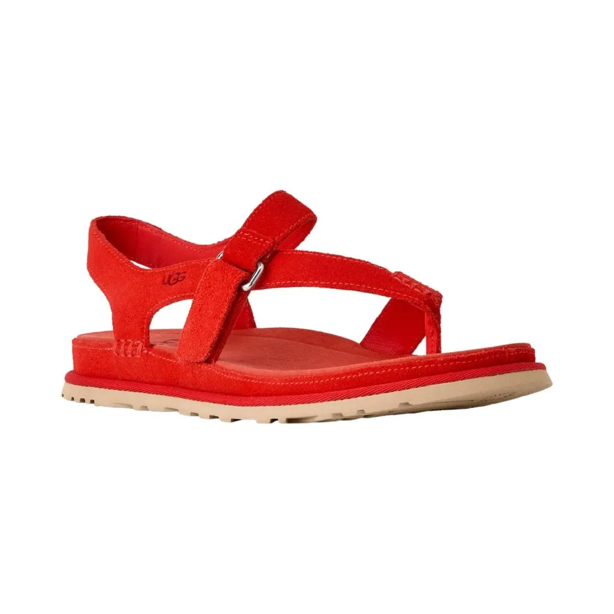 Ugg Women`s Goldengaze Toe Post Sandals Red Pepper 10M