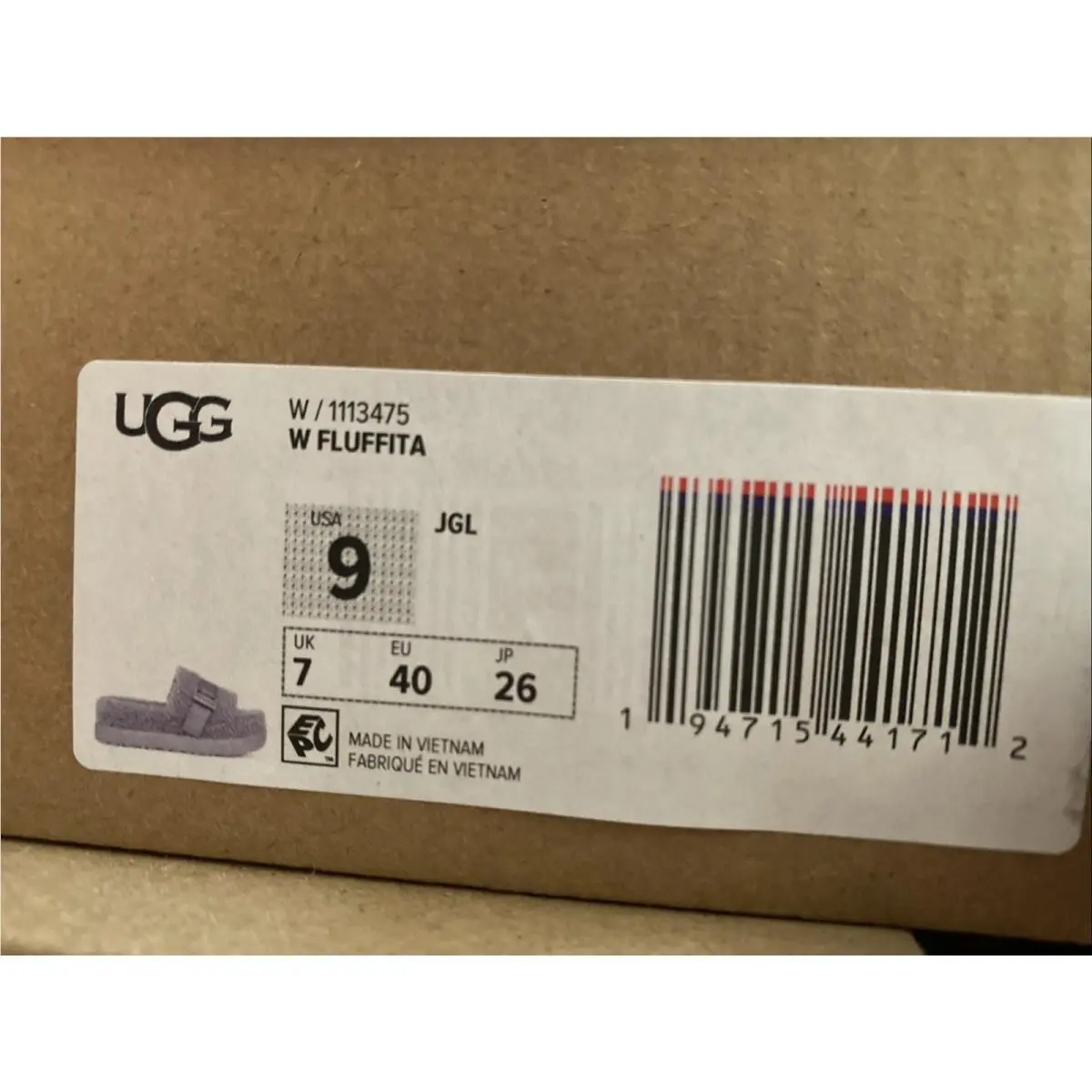 UGG shoes - UGG FLUFFITA - FLUFFITA - Purple (UPC: 0194715441712) 6