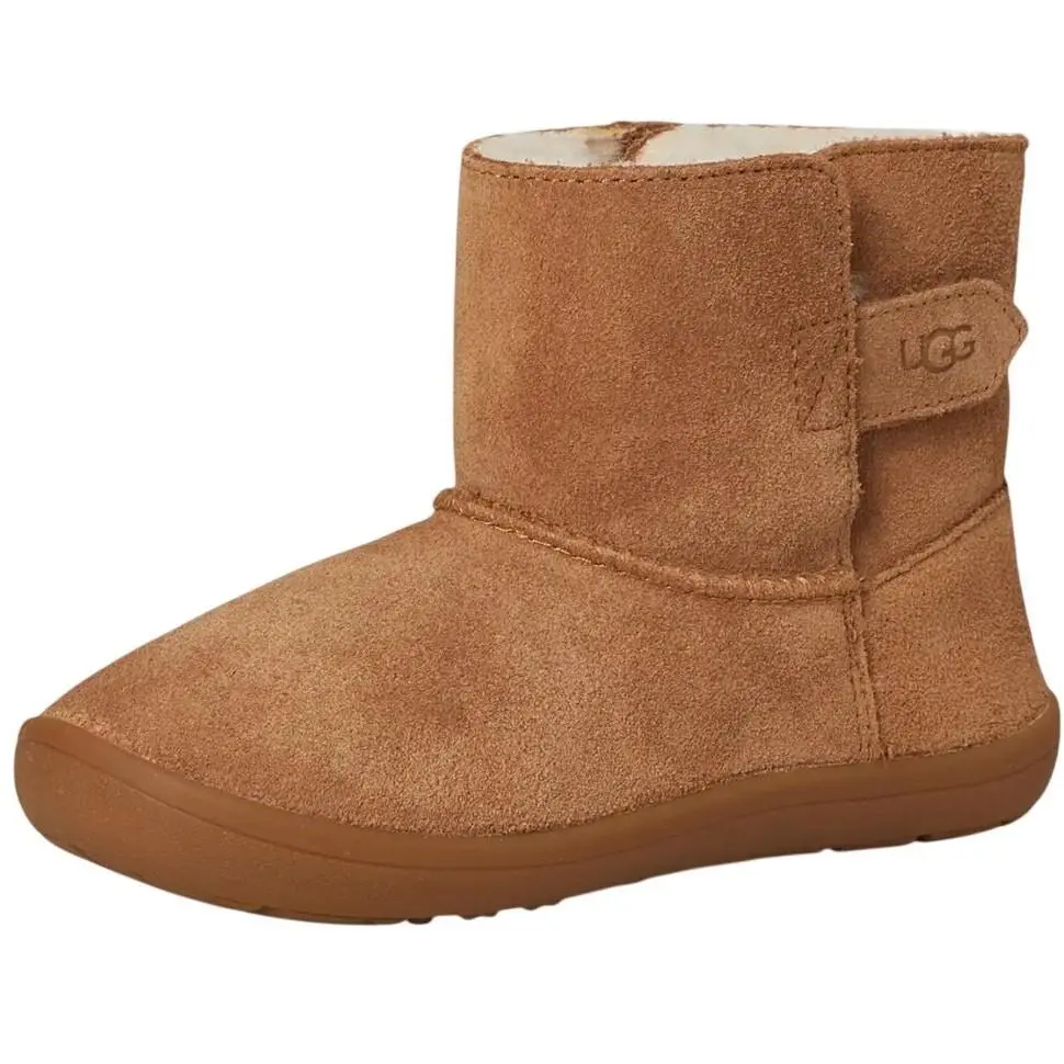 Ugg Kids Keelan II Boots US 10 EU 27.5 Chestnut Brown Suede
