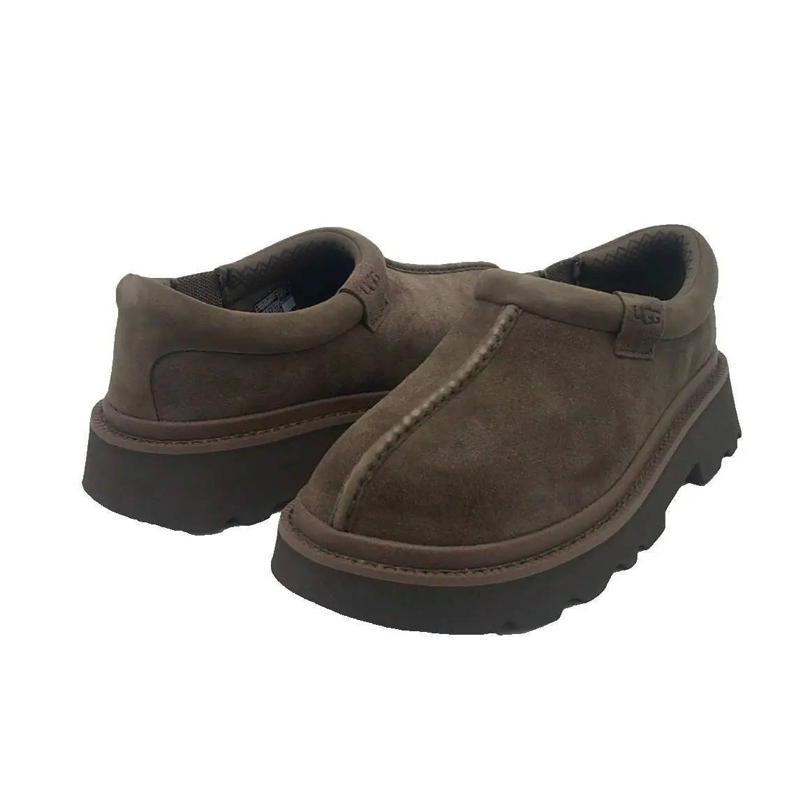 Ugg Tasman Lug Men Slippers Leather Molasses US 9 /uk 8 /eu 42 /jp 27