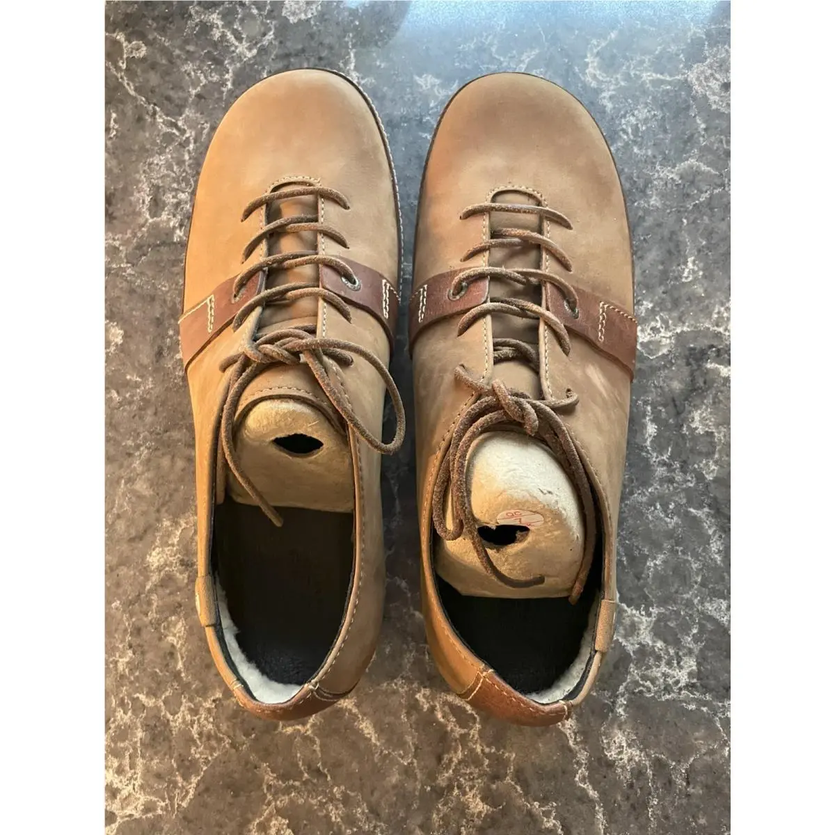 Ugg Mens Wyatt Track Tobacco Smoke Brown Oxfords Shoes Size US 10.5