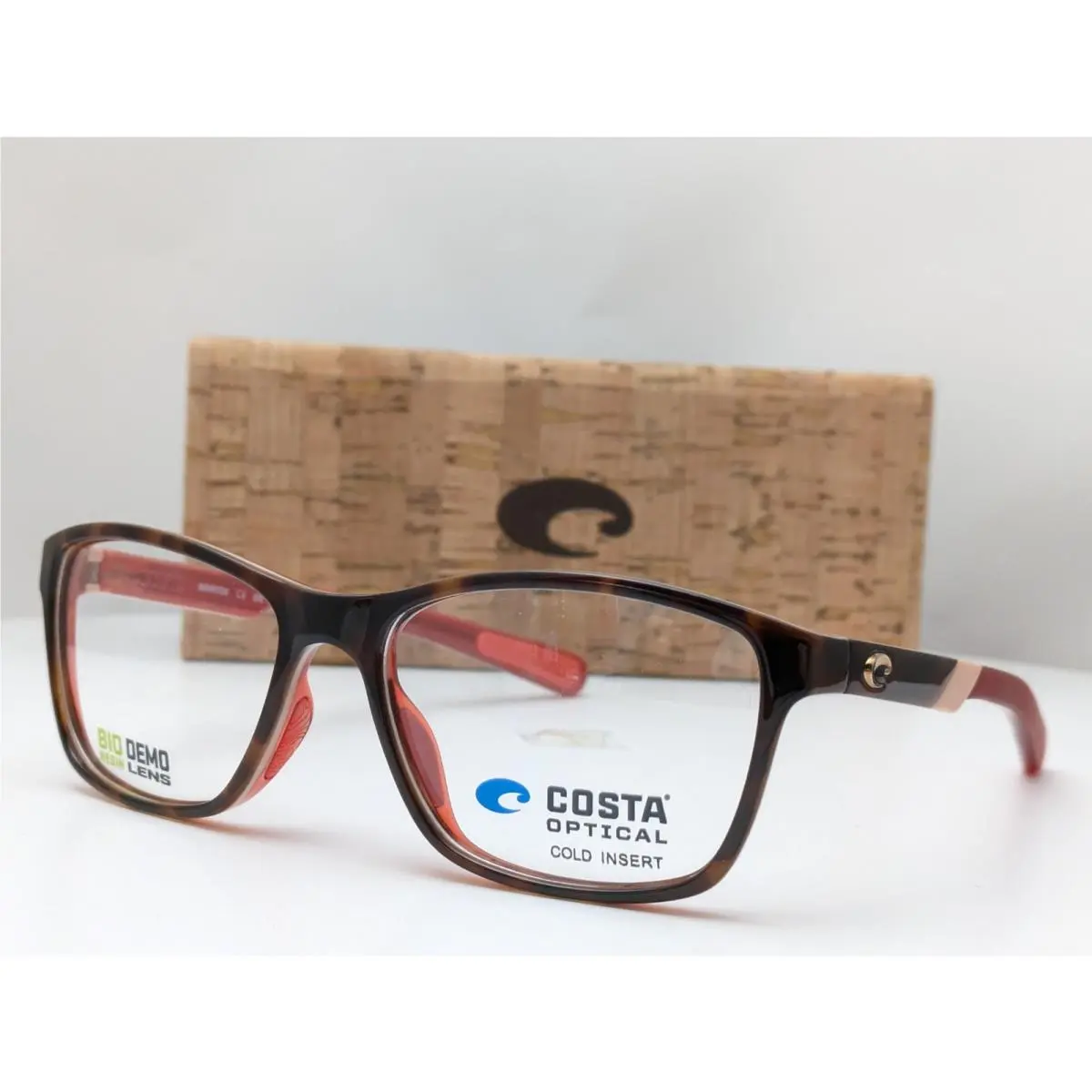 Costa Del Mar OCR110 133 Shiny Tortoise Hibiscus Eyeglasses Frames 53-16-135