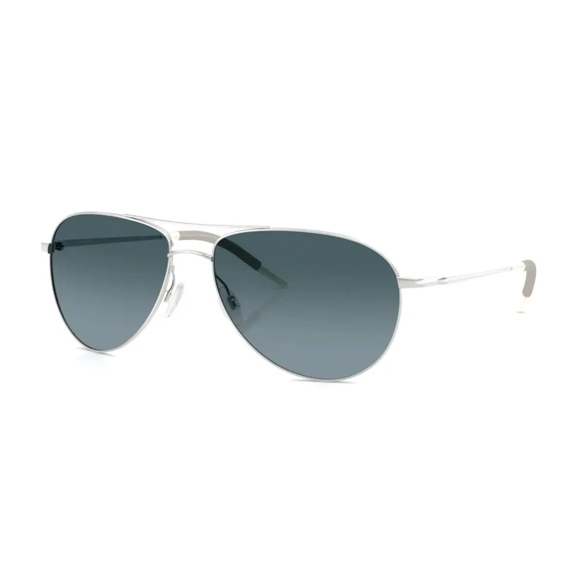 Oliver Peoples Sunglasses Benedict OV1002S 5036S3 Silver Blue Fade Polarized