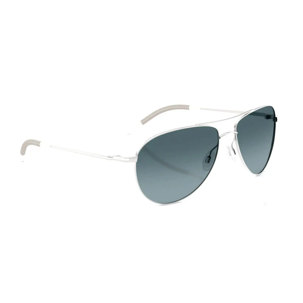 Oliver Peoples Sunglasses Benedict OV1002S 5036S3 Silver Blue Gradient Polarized