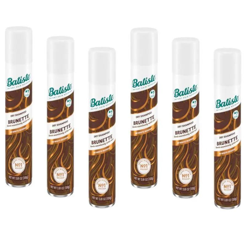 Batiste Shampoo Dry Medium Brunette 6.73 Ounce 199Ml 6 Pack