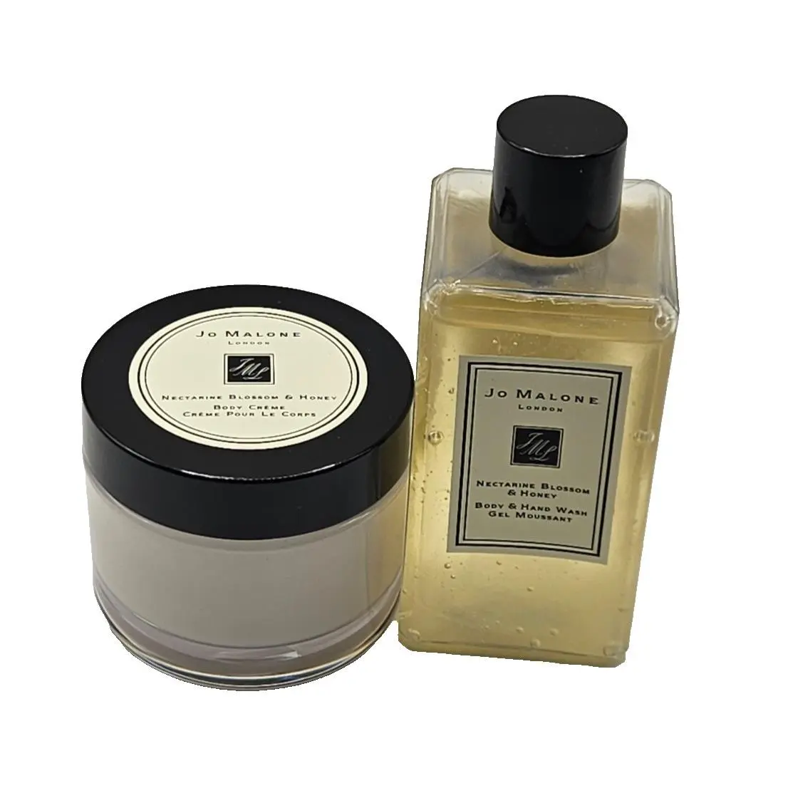 Nectarine Blossom Honey Creme 1.7oz Body Wash 3.4oz Set by Jo Malone