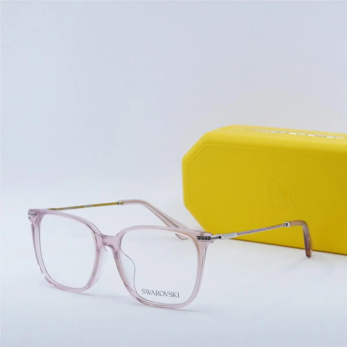 Swarovski SK2016D 3001 Transparent Pink 54mm Eyeglasses