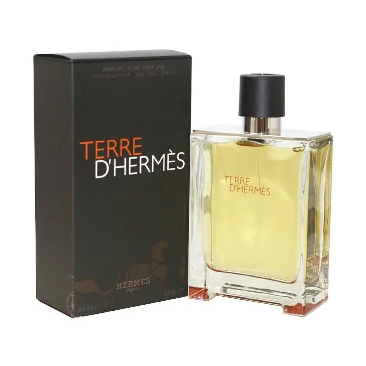 Terre D`hermes By  Men 6.7 6.8 oz 200 ml Pure Parfum Spray Box by Hermes