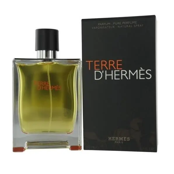 Terre D`hermes By  Men 6.7 6.8 oz 200 ml Pure Parfum Spray by Hermes