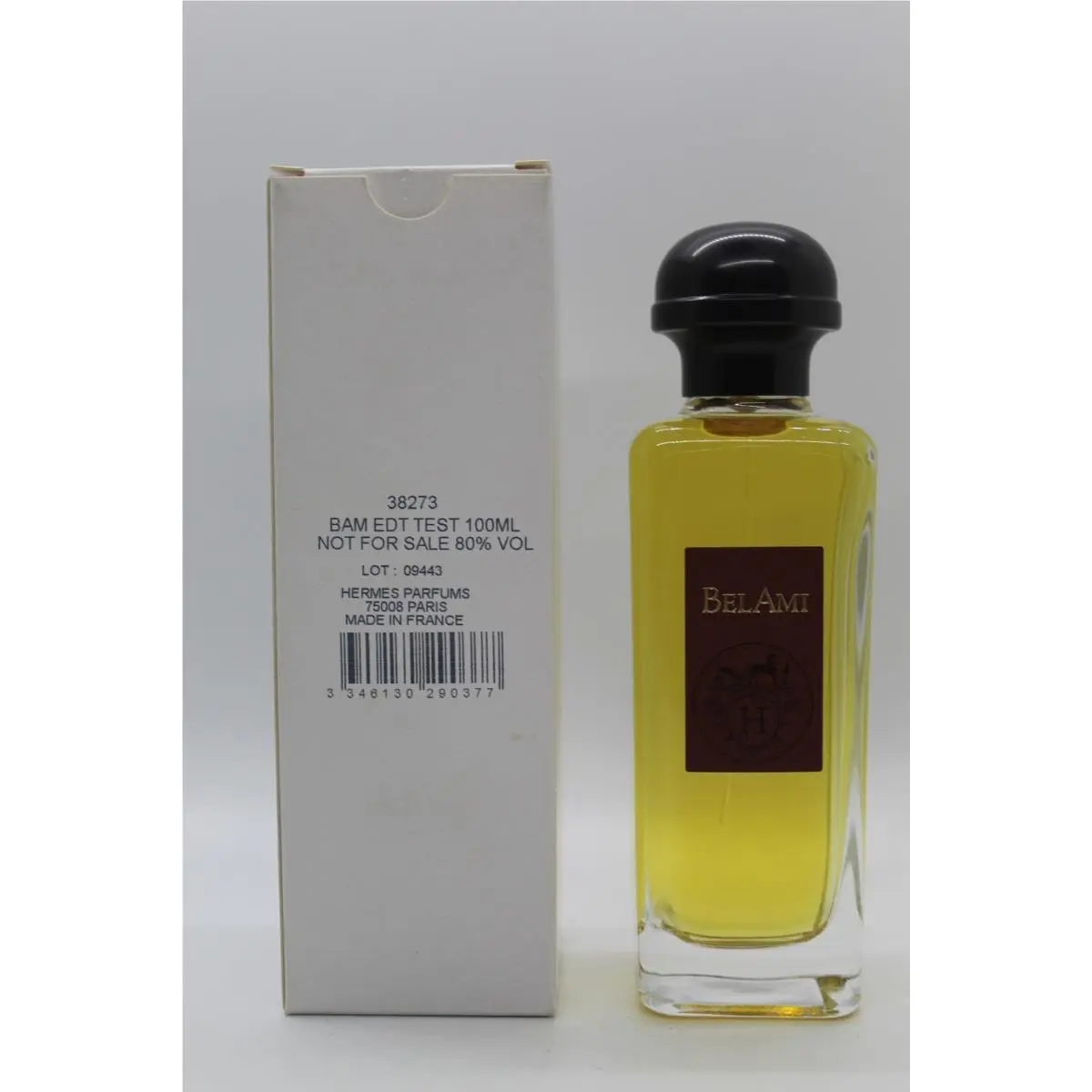 Bel Ami By Hermes For Men`s 3.3oz Edt Tester Box