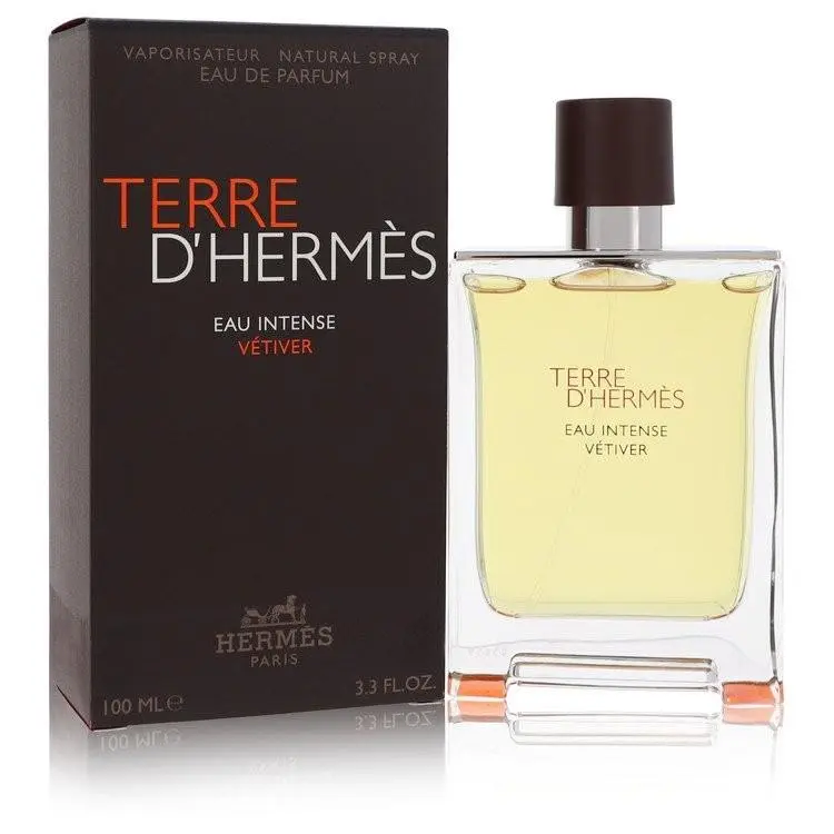 Terre D`hermes Eau Intense Vetiver  Eau De Parfum Spray 3.3 oz For Men by Hermes