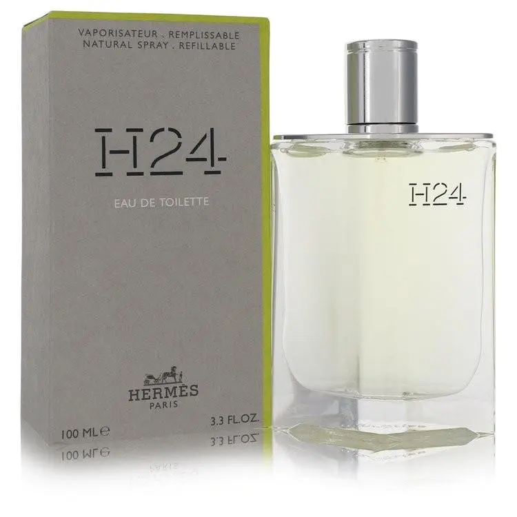 H24  Eau De Toilette Refillable Spray 3.3 oz For Men by Hermes