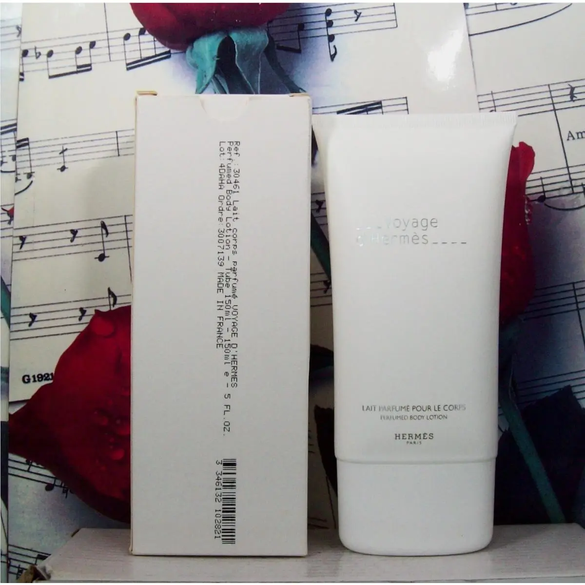 Voyage D`hermes Perfumed Body Lotion Tube 5.0 Fl. Oz. Ntwb by Hermes