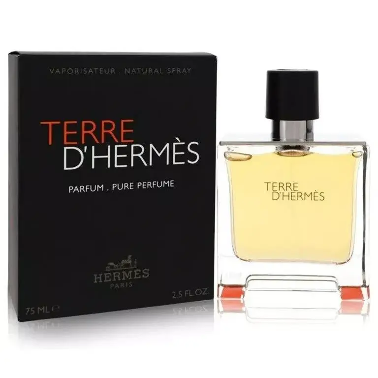 Terre D`hermes By  Men 2.5 oz 75 ml Pure Parfum Spray Box by Hermes