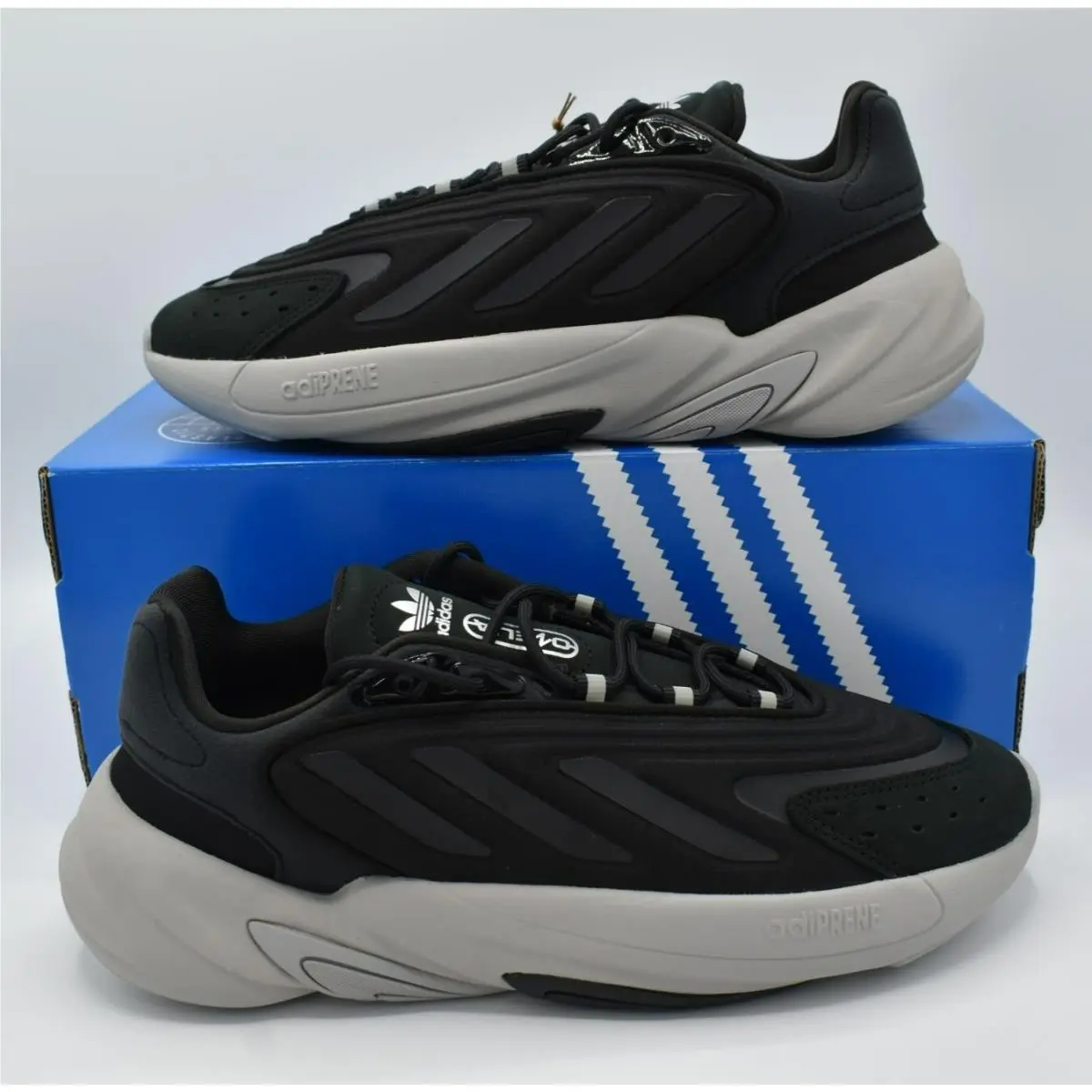Adidas Originals Womens Size 9.5 Ozelia Core Black Running Sneakers Shoes