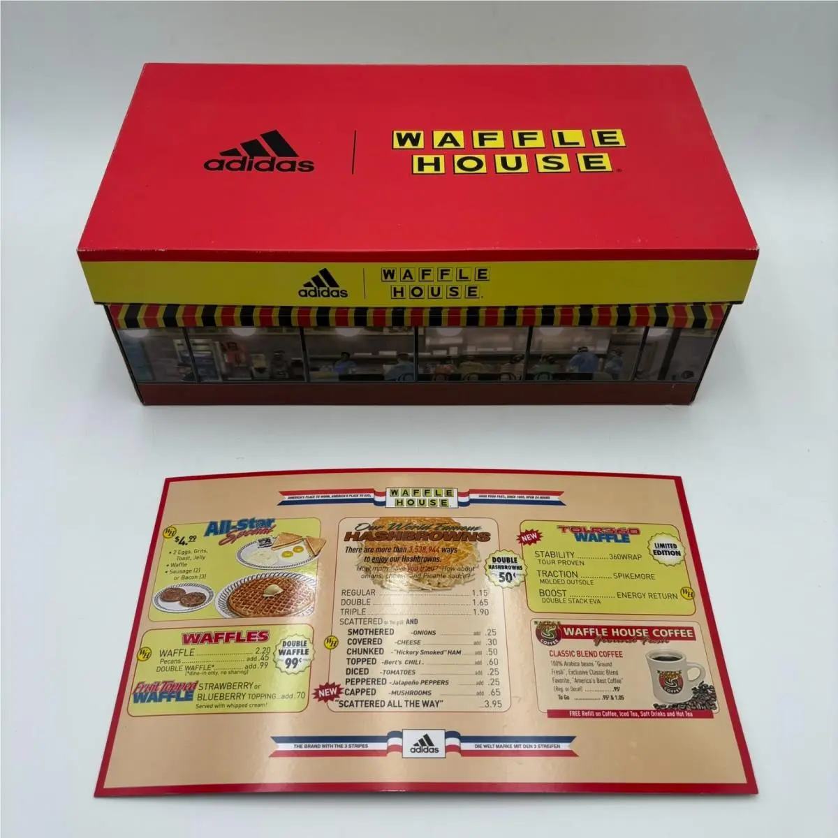 Adidas shoes - adidas tour360 Waffle House - Waffle House - GW9433 - Cream 15
