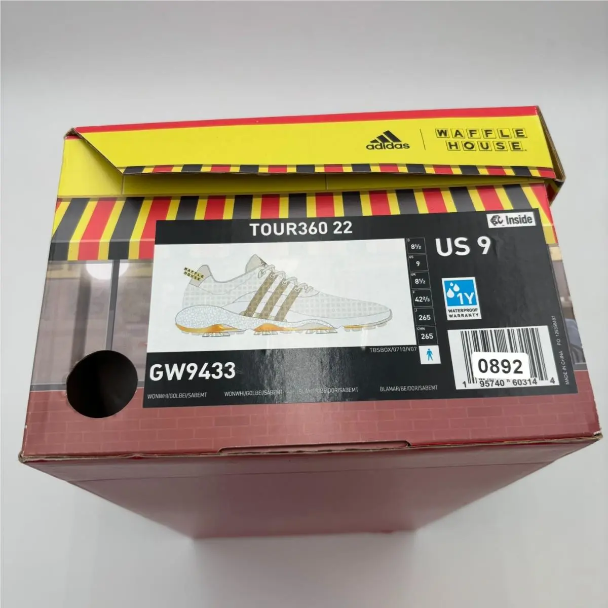 Adidas shoes - adidas tour360 Waffle House - Waffle House - GW9433 - Cream 16