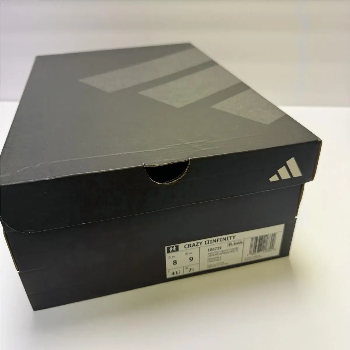 Adidas shoes - adidas Crazy IIInfinity - Crazy IIInfinity - IE7687 - Silver Metallic / Core Black / Cream White 7