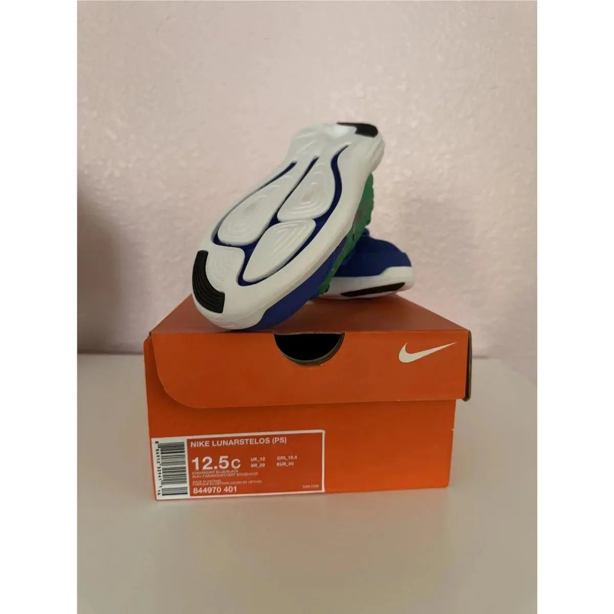 Nike shoes - Nike Lunarstelos [PS] - Lunarstelos - Paramount Blue Green 3