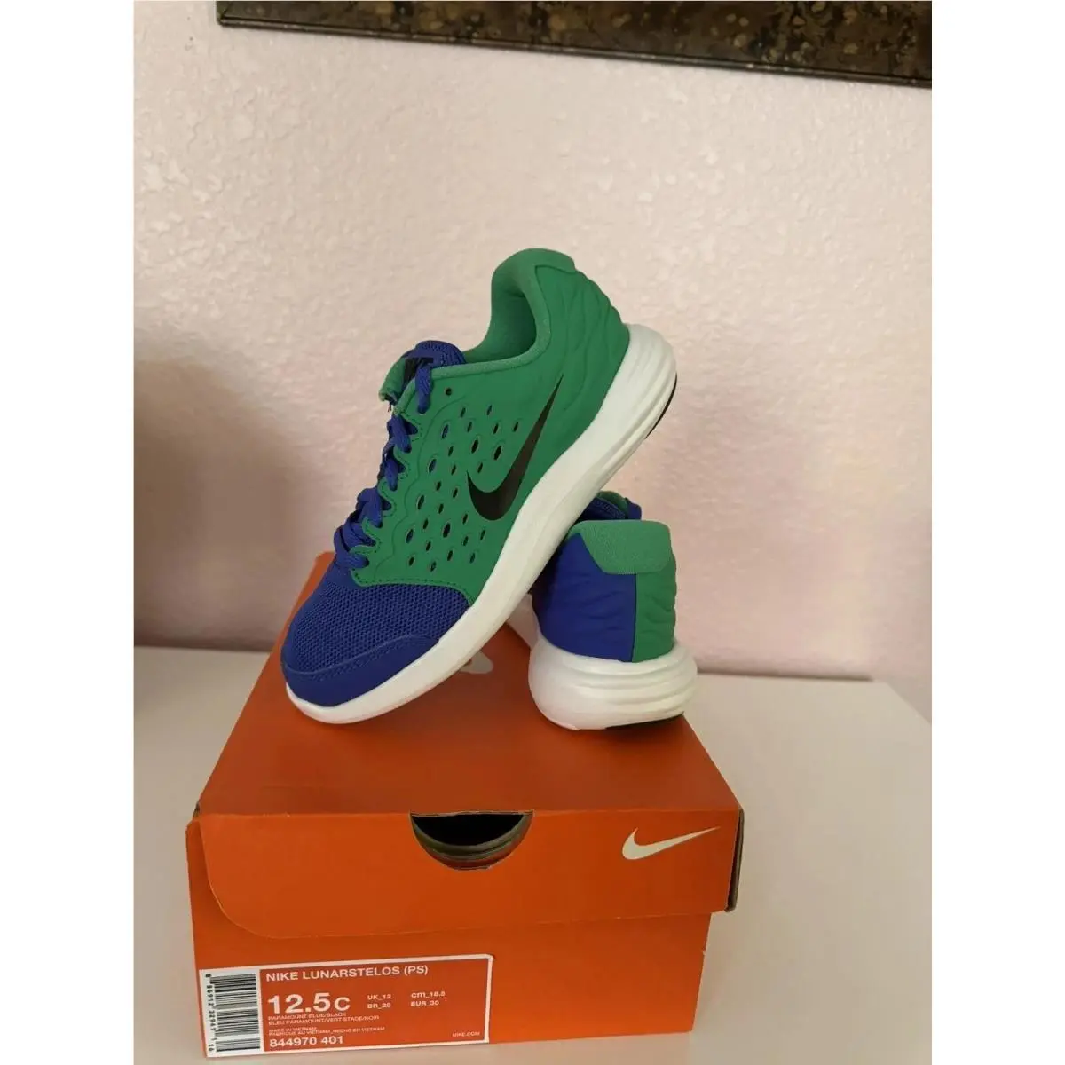 Nike shoes - Nike Lunarstelos [PS] - Lunarstelos - Paramount Blue Green 5