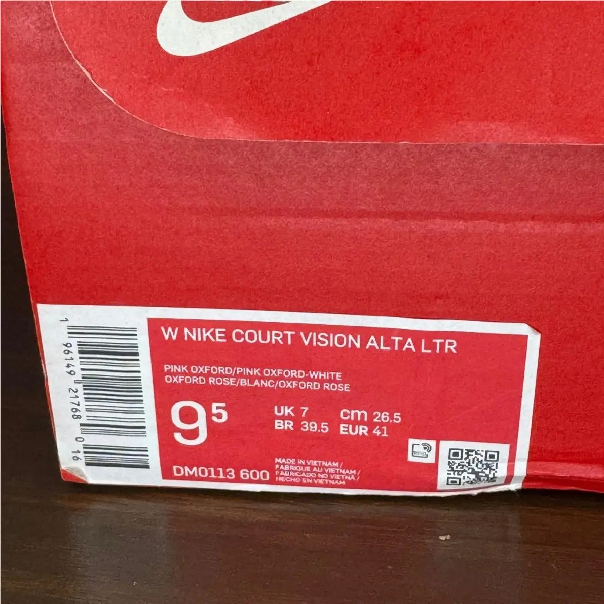 Nike shoes - Nike Court Vision Alta LTR - Pink 7