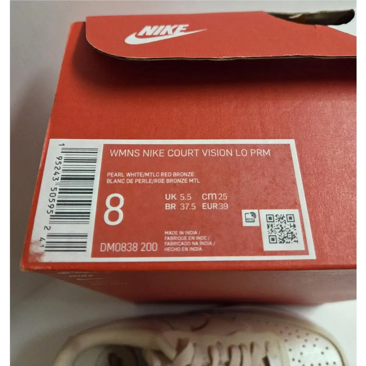 Nike shoes - Nike Court Vision - Court Vision - White 4