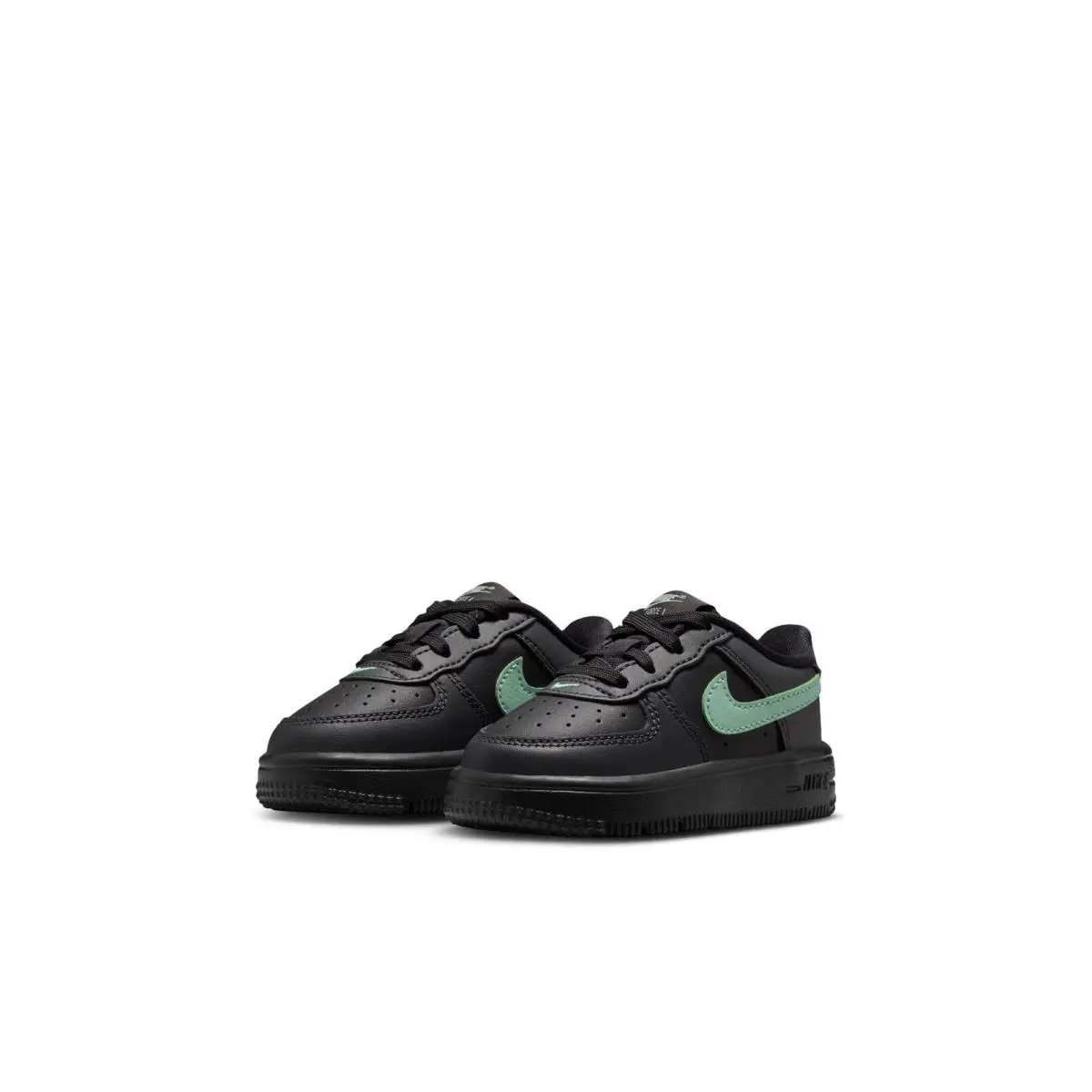 Toddler Nike Force 1 Low IF1674-018 Black/arctic Green-anthracite Sneaker-size 6