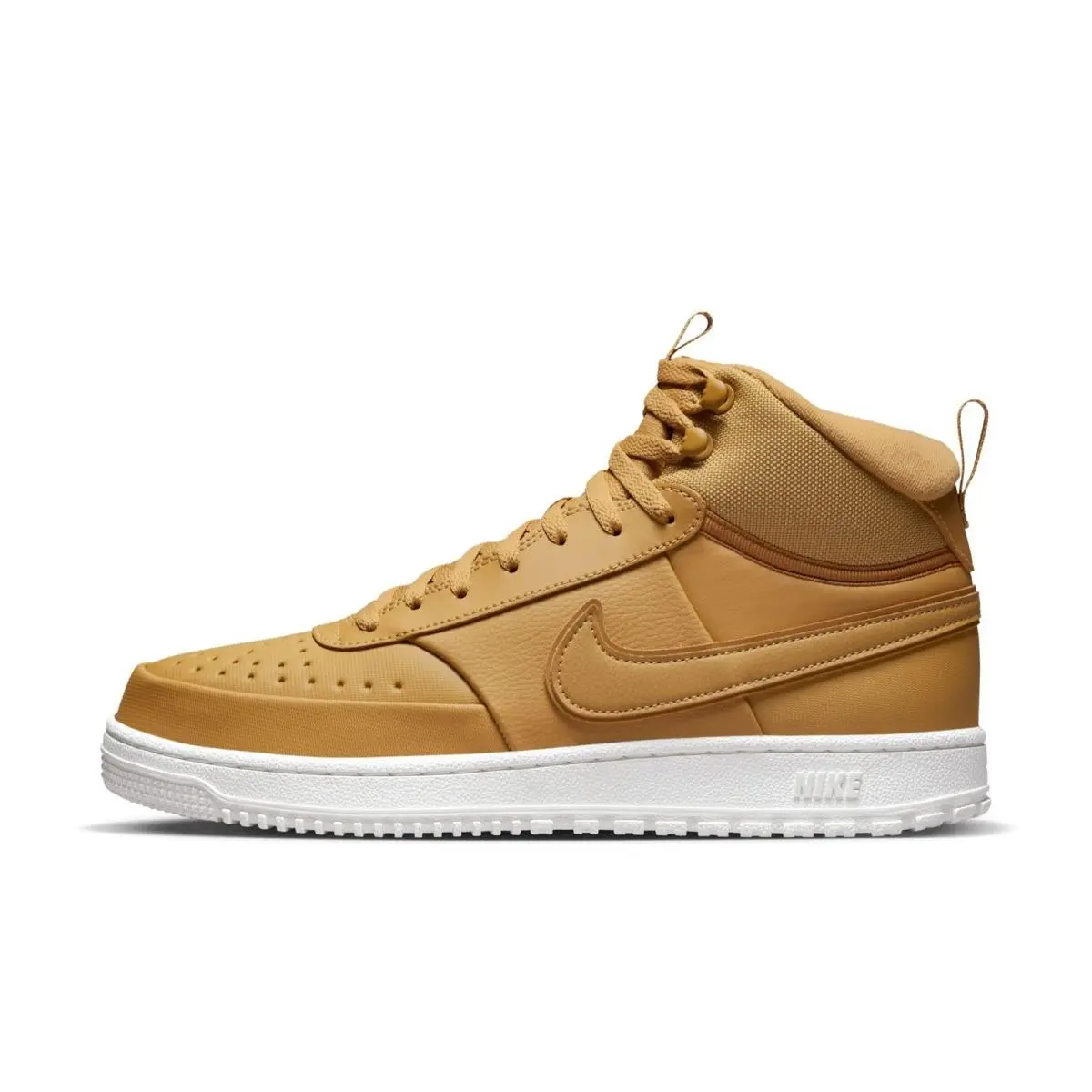 Nike Men`s Court Vision Mid Winterized Gold 11.5 US