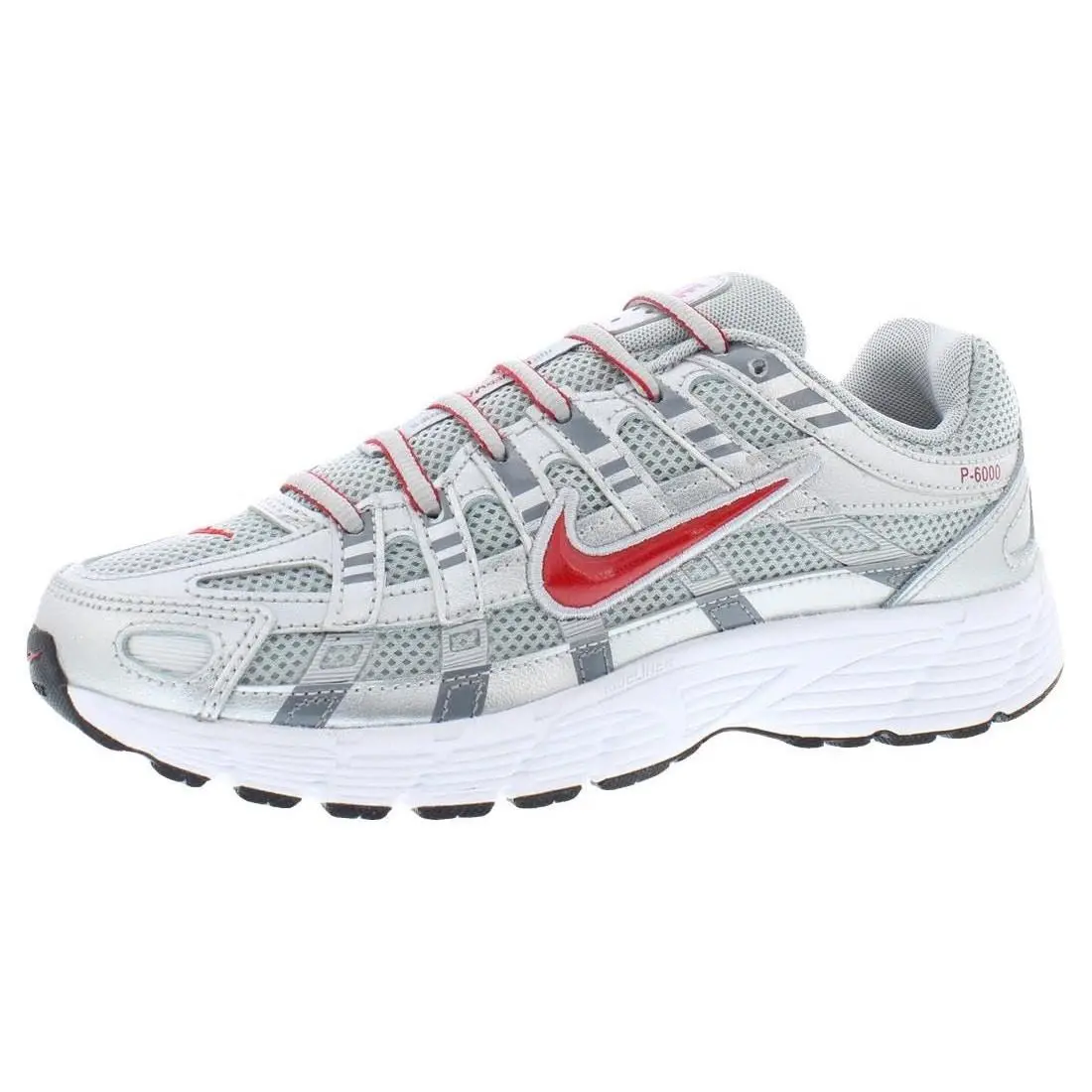 Nike Boys P-6000 Sneakers Red 4.5