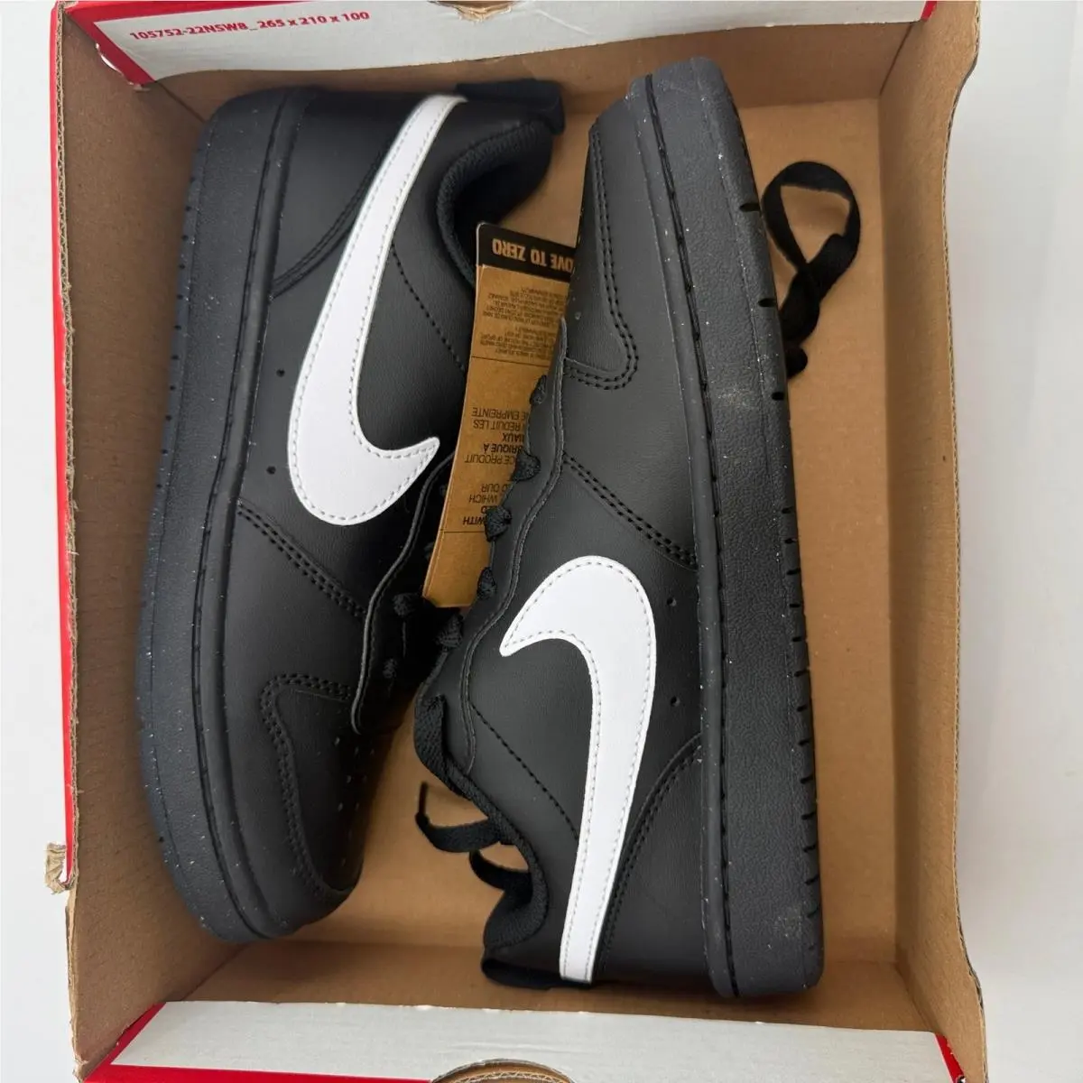 Nike shoes - Nike Court Borough Low Recraft (GS) - Black 5