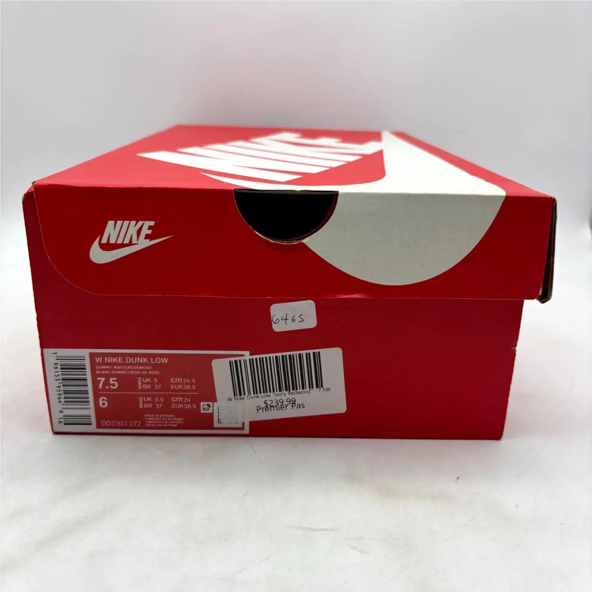 Nike shoes - Nike Dunk Low - Dunk Low - DD1503-122 - White (UPC: 196153959446) 6
