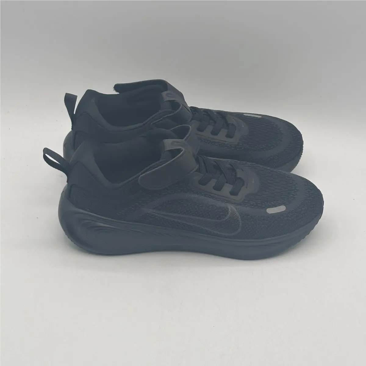 Nike Stellar Ride Shoes Kids Size 1Y Black Anthracite Running HQ3267-002