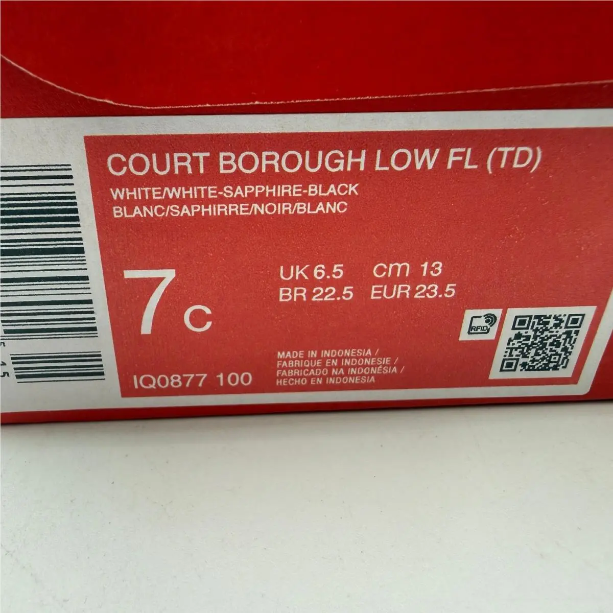 Nike shoes - Court Borough Low FL (TD) - White 0