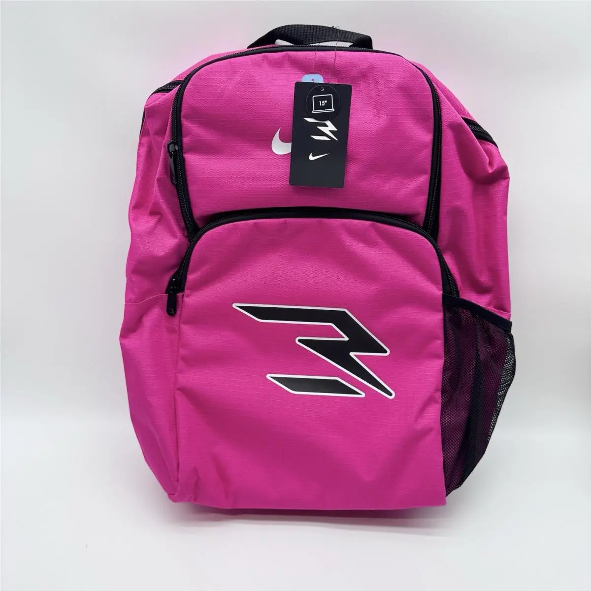 Nike Pink Prime Backpack Large with Bottle Side Pocket