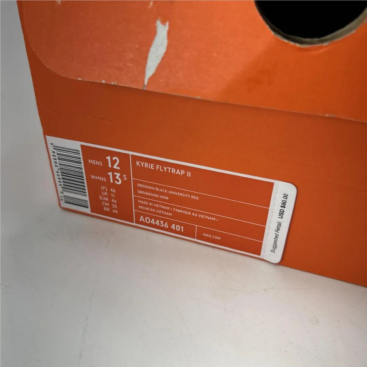 Nike shoes - Kyrie Flytrap II - Kyrie Flytrap - AO4436-401 - Red White Blue (UPC: 192502409990) 0