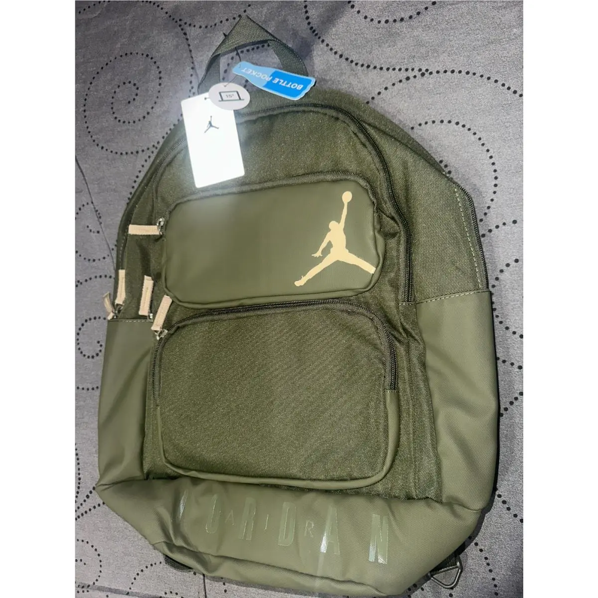 Jordan Cargo Green Khaki 15 Laptop Backpack by Nike