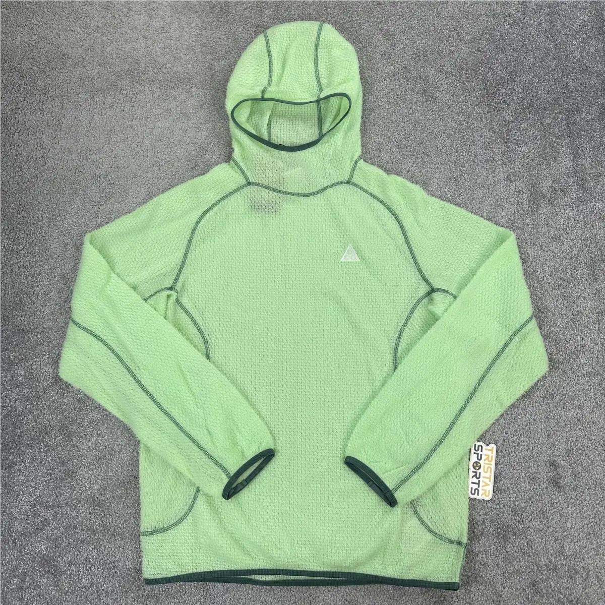 Nike Acg Hoodie Mens Medium Wolf Lichen Green Polartec Loose Fit DV9426-376