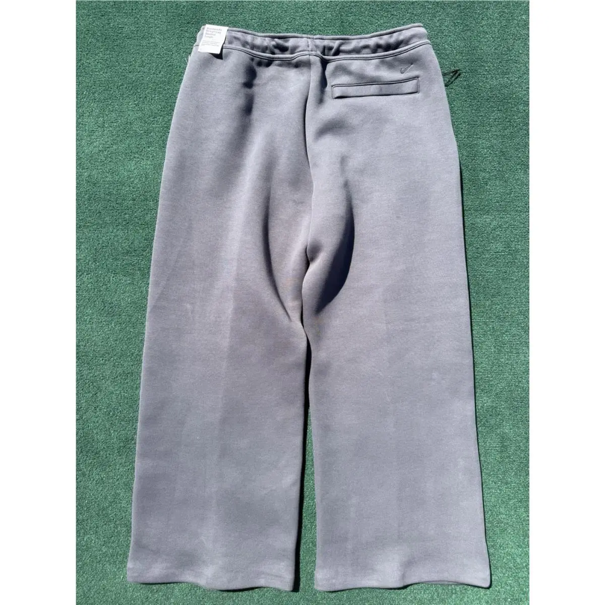 Nike clothing - Nike Tech Men`s Wide-Leg Fleece Pants - HJ0695060 - Gray 9