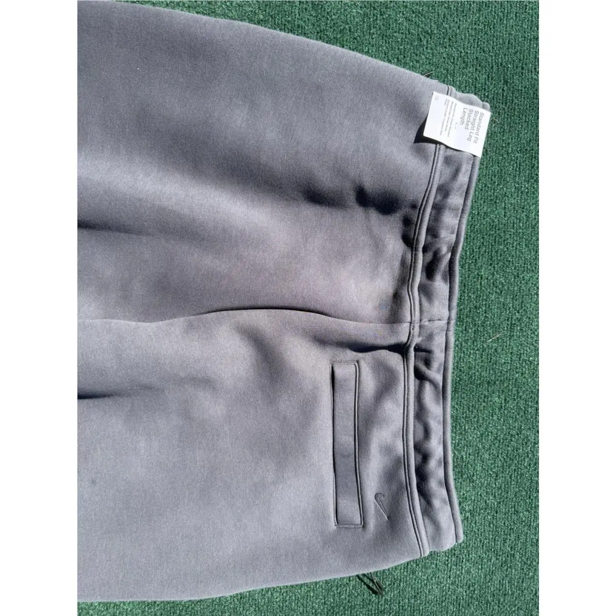 Nike clothing - Nike Tech Men`s Wide-Leg Fleece Pants - HJ0695060 - Gray 10