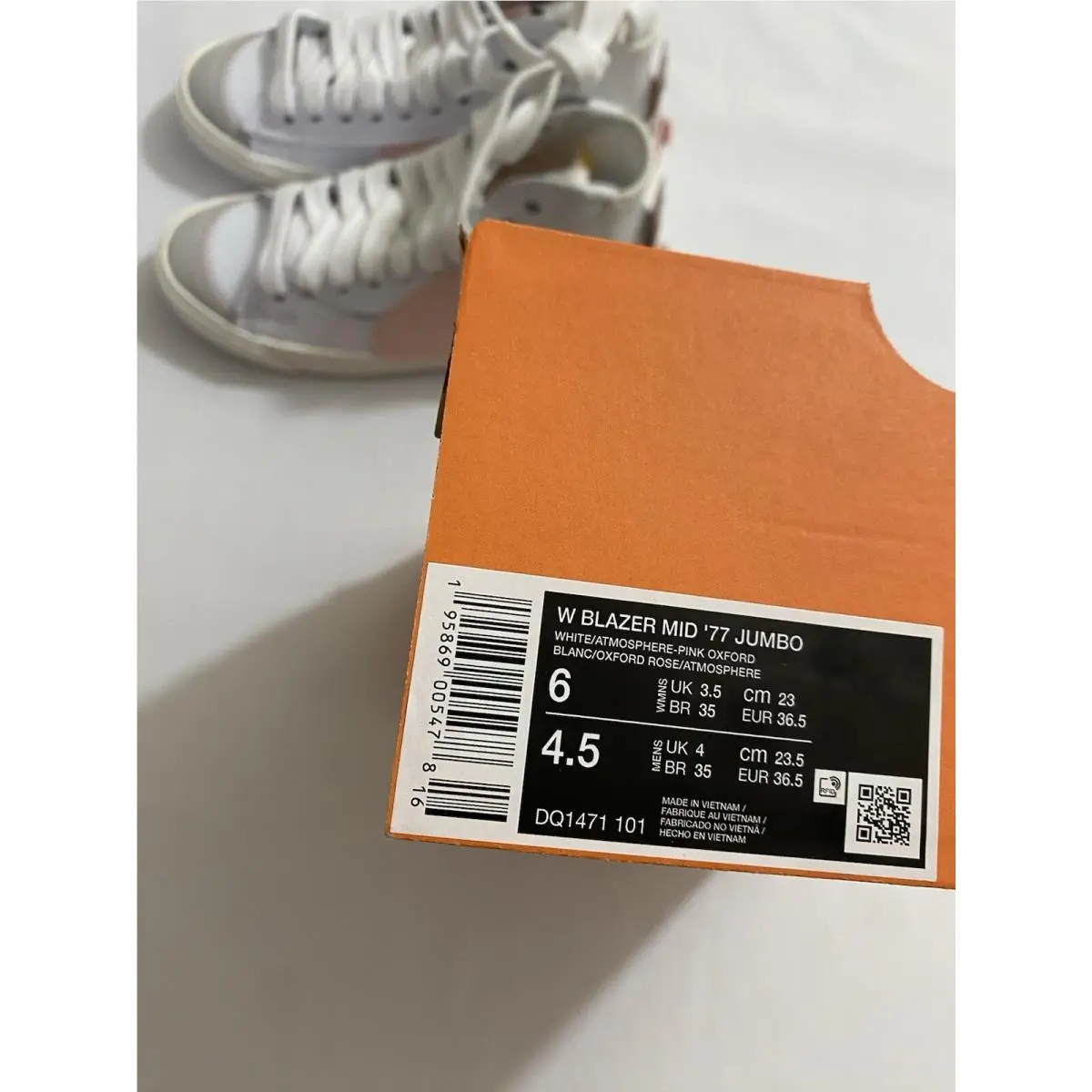 Nike shoes - Nike Blazer - Blazer - DA1471 101 - Pink (UPC: 0195869005478) 8
