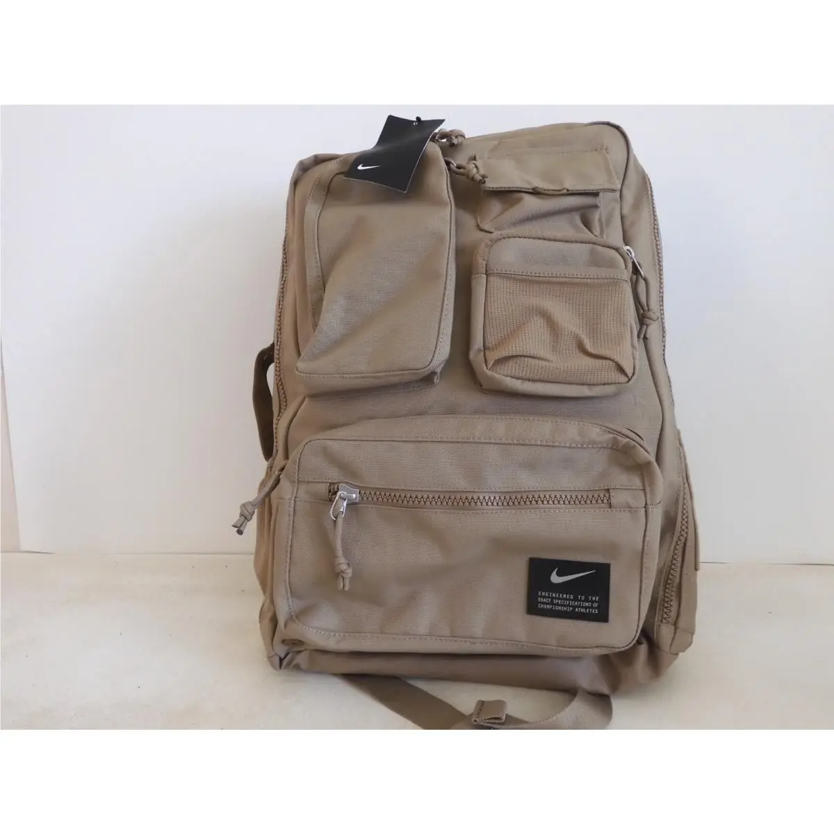 Nike Utility Elite Training Backpack Sand-beige Rare CK2656-208