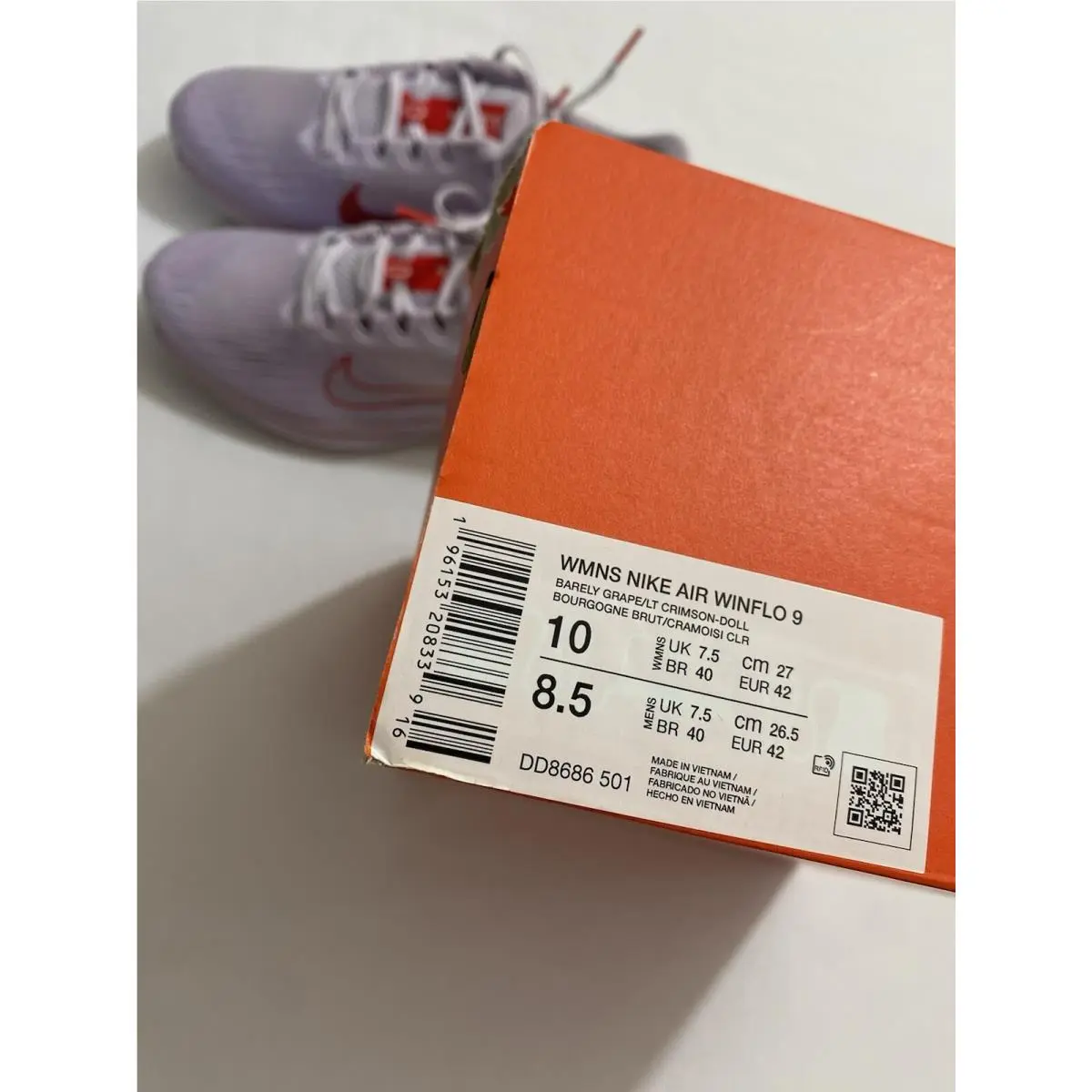 Nike shoes - Nike Air Winflo - Air Winflo - DD8686-501 - Purple (UPC: 0196153208339) 8