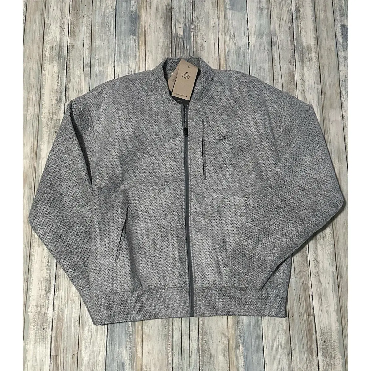Nike Men`s Therma-fit Tech Pack Forward Bomber Jacket DQ4268-077 Size Medium