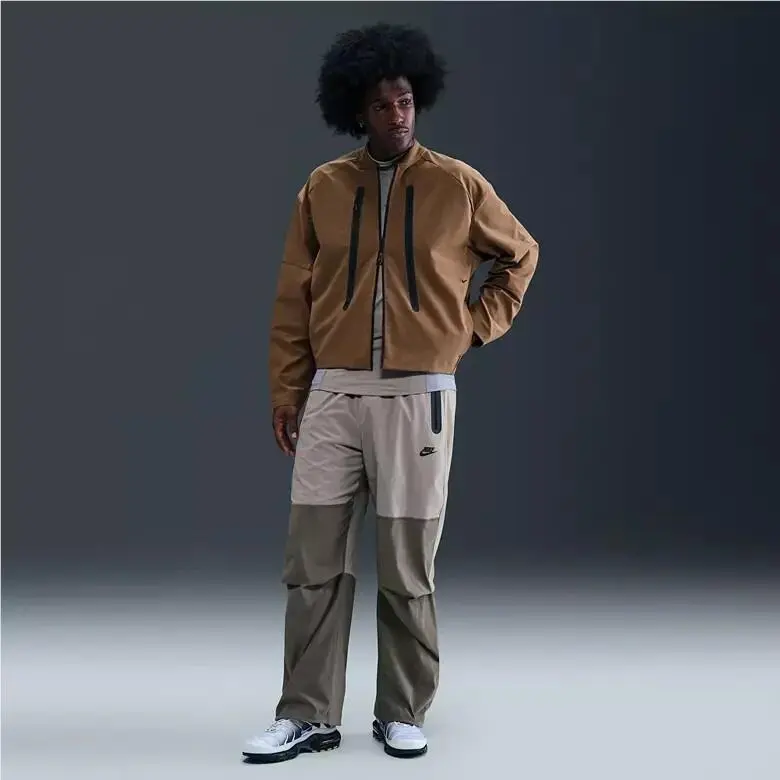 Nike Tech Dri-fit Shori Full-zip Bomber Jacket HV0951-235 Men`s L