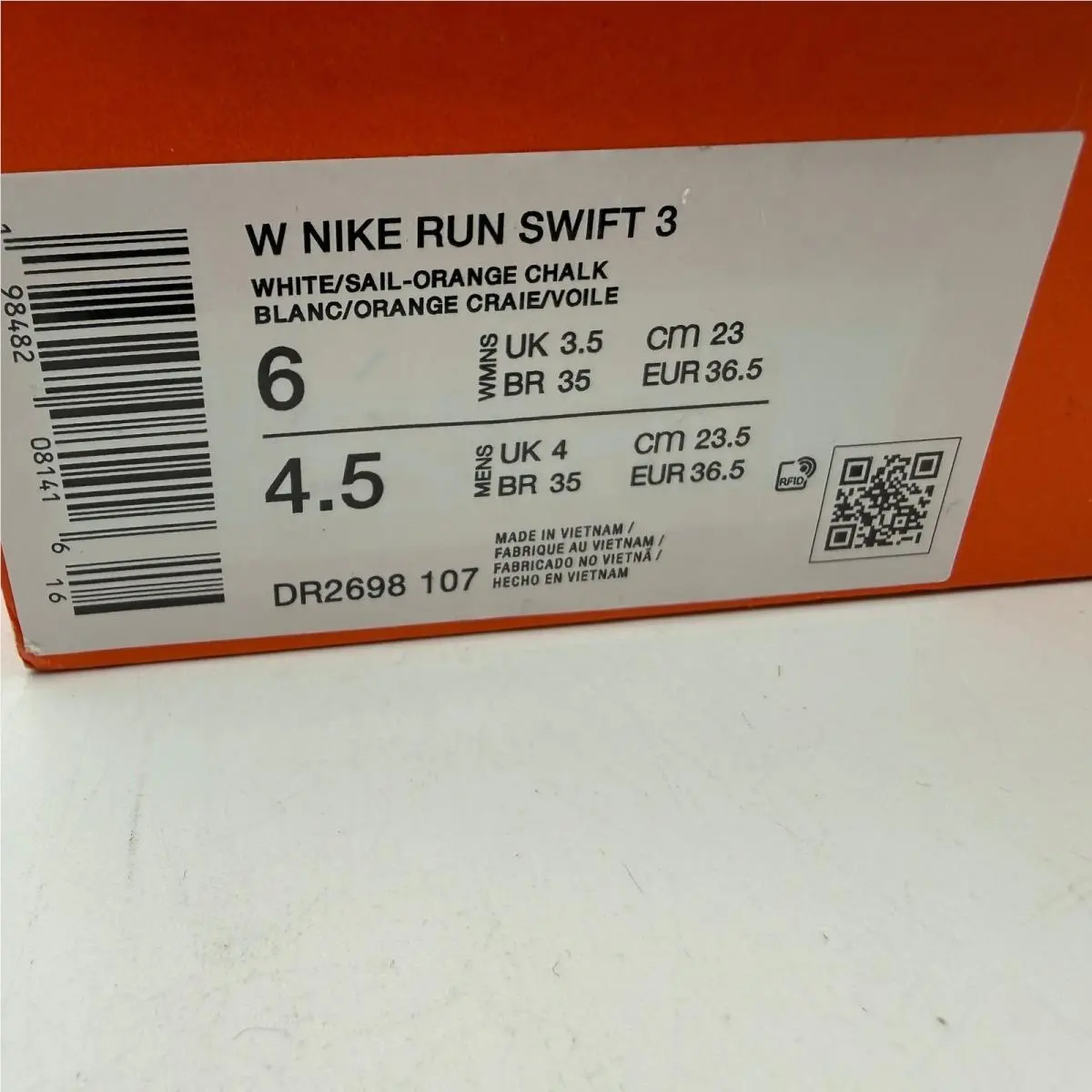 Nike shoes - Nike Run Swift 3 - Run Swift - Ivory 5