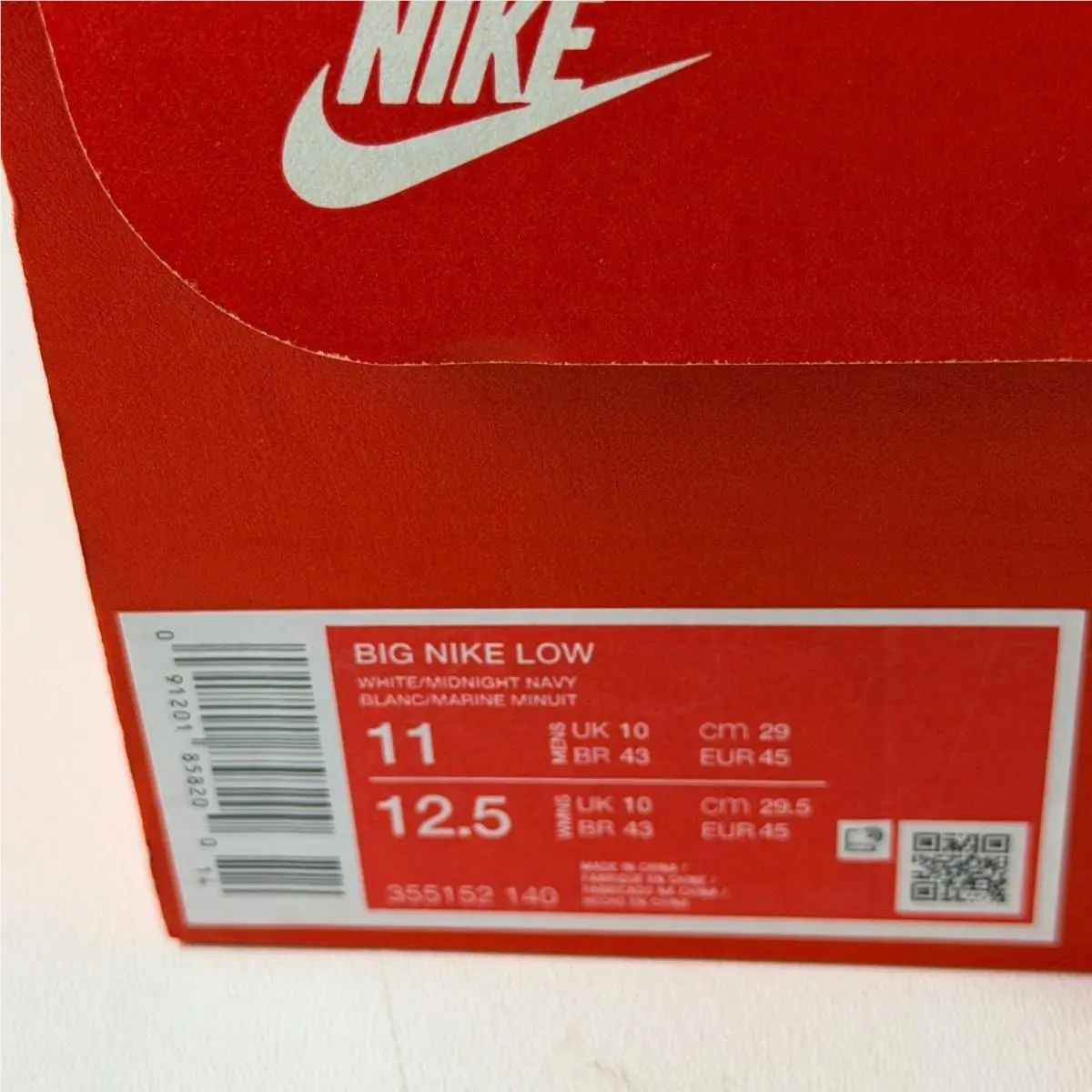 Nike shoes - Big Nike Low - Big Low - White 3
