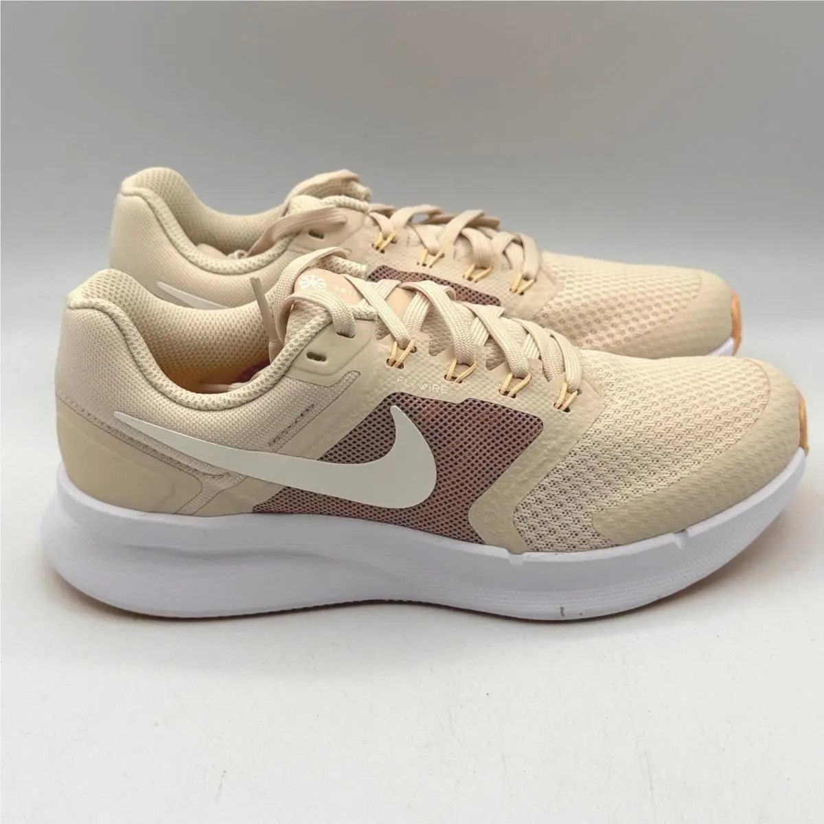 Nike Run Swift 3 Women 6 Sail Orange Chalk White Running Shoes DR2698-107
