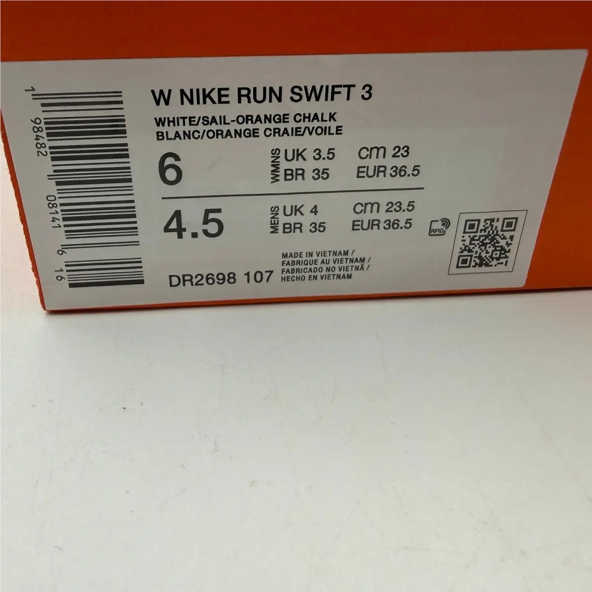 Nike shoes - Nike Run Swift 3 - Run Swift - Ivory 0